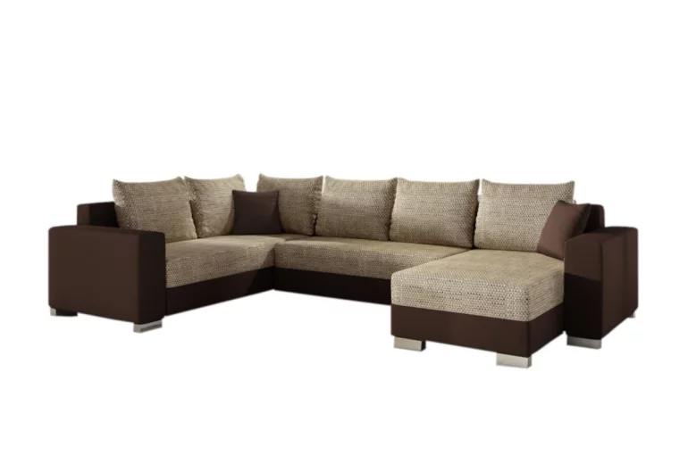 Разтегалелен диван П-образен POOLO, 312x92x210, berlin 03/soft 66, десен ъгъл